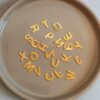 20503 - Dije Letras acero