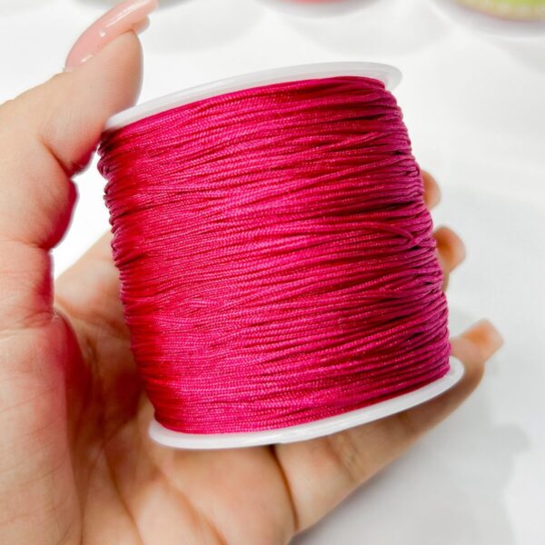 hilo chino de 100 metros Fucsia oscuro - 50001