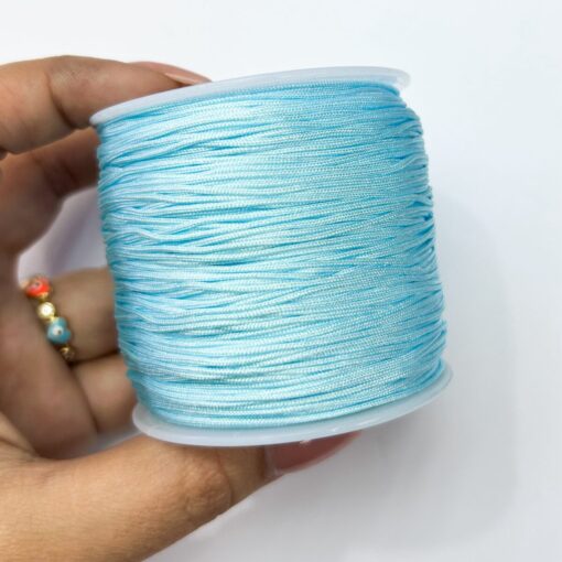 hilo chino de 100 metros azul cielo - 50001
