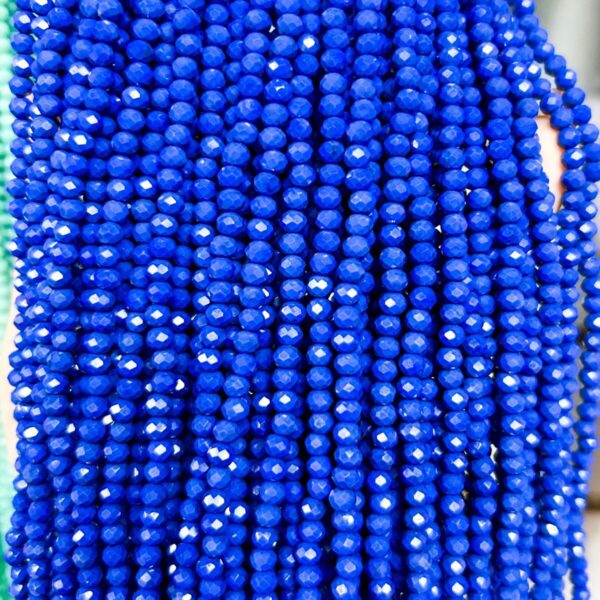Tira cristal murano #4 Azul rey - 70008