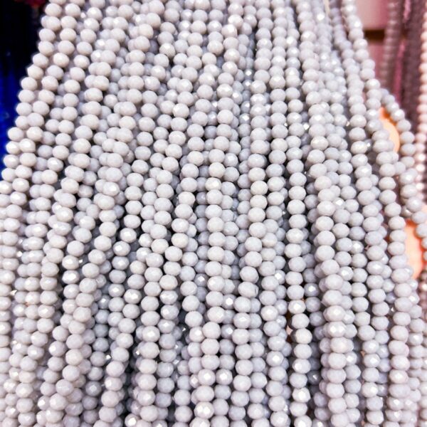 Tira cristal murano #4 Gris - 70008