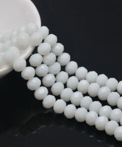 Tira cristal murano #4 Blanco - 70008