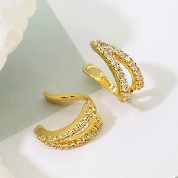 81024- Earcuff de cristales por unidad - Imagen 2