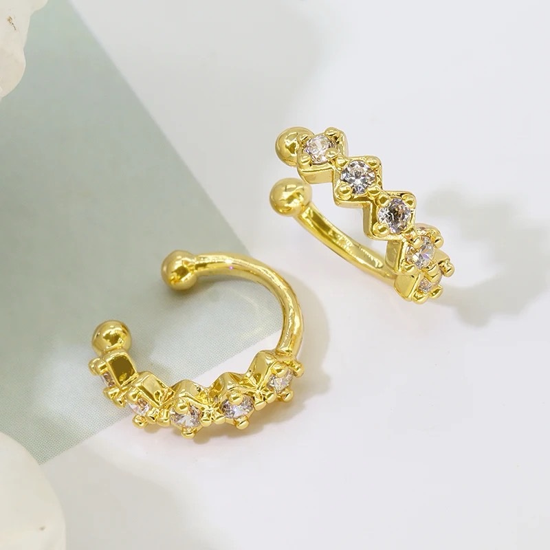 81044 - Earcuff de cristales por unidad