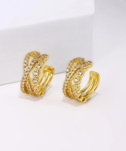81045 - Earcuff doble circones por unidad