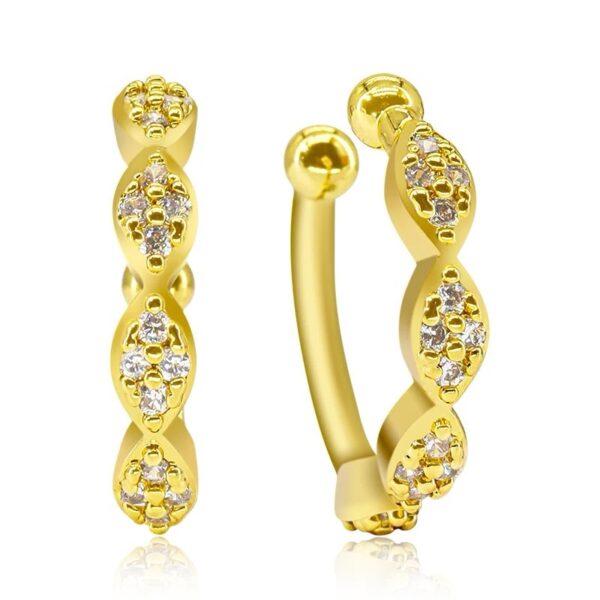 81032 - Earcuff de cristales por unidad
