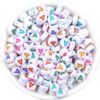 50015 - Letras blancas de colores (A) y (M)