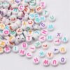50002 - Letras blancas con colores surtidas