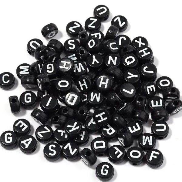 50004 - Letras negras surtidas