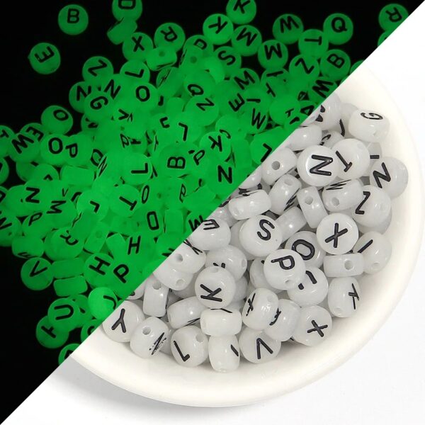 50007 - Letras que brillan en la oscuridad surtidas