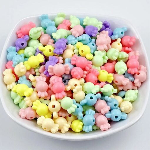 50028 - Caramelos acrílicos pasador colores surtidos