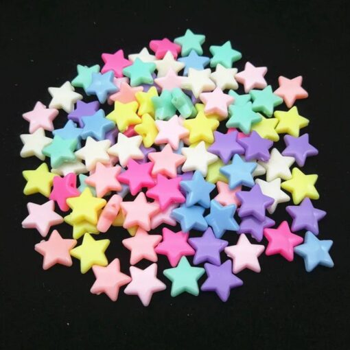 50029 - Estrella acrílica pasadora colores surtidos