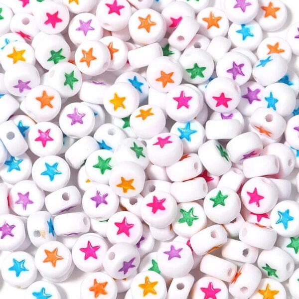 50048 - Estrellas acrílicas de colores surtidos