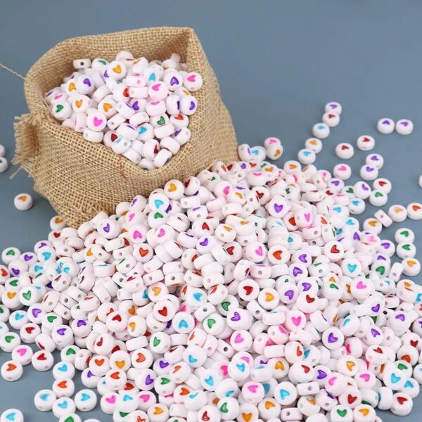 50060 - corazones acrílicos colores surtidos