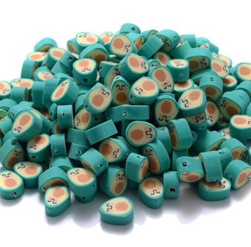 70010-1 - Tira de pucca/fimo aguacate