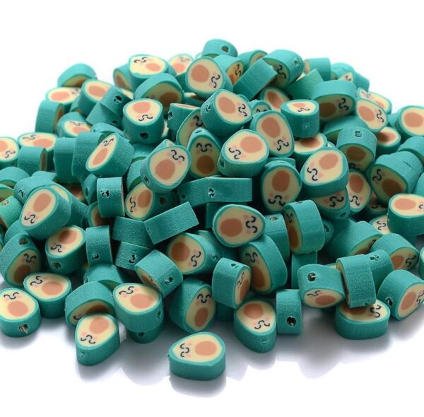 70010-1 - Tira de pucca/fimo aguacate