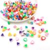 70010-2 - Tira de pucca/fimo corazones de colores