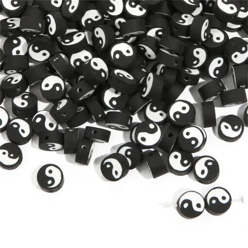 70010-10 - Tira de pucca/fimo ying yang