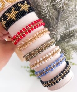 41023 - Pulsera doble cristal