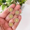 20201 - Dije Virgen guadalupe con cristales conector