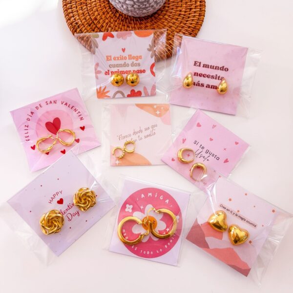 Pack 8 zarcillos Diana 21.50$