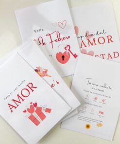 90022 - Tarjeta/sobre amor y amistad