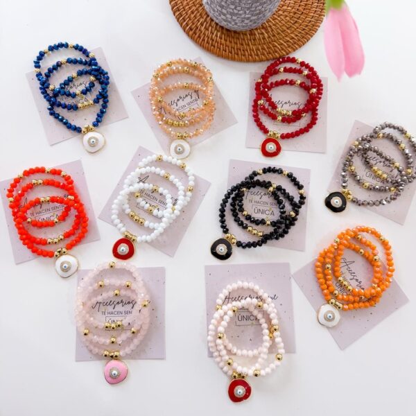 Combo emprendedor 10 sets pulseras 50$