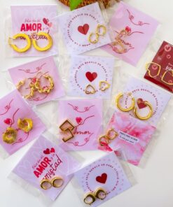 Combo de zarcillos Kamila 34$