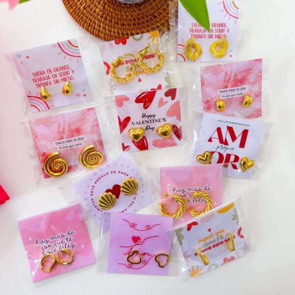 Combo emprendedor de zarcillos laura 32$