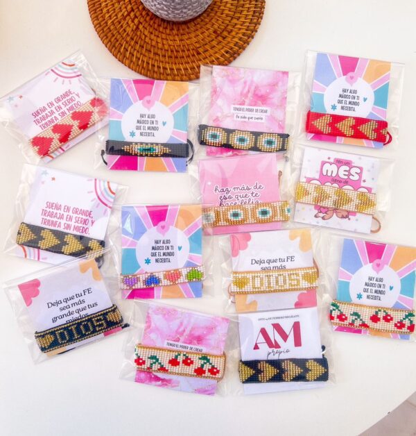 Combo Emprendedor pulseras mostacilla 44,50$