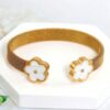 41042 - Brazalete blanco Acero Vancloff