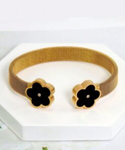 41042-1 - Brazalete Negro Acero Vancloff