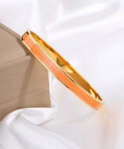 41043 - Pulsera Acero Esmaltada naranja