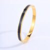 41043 - Pulsera Acero Esmaltada negro