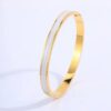 41043 - Pulsera Acero Esmaltada blanco