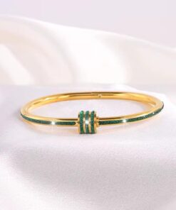 41047 - Pulsera Acero Verde