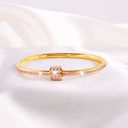 41047 - Pulsera Acero Rosado