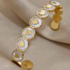 41054 - Pulsera Acero corazones