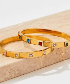 41058 - Pulsera Acero con cristales