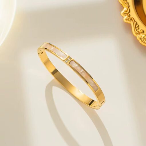 41064 - pulsera acero dorada