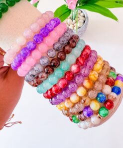41077 - Pulsera piedras vidrio