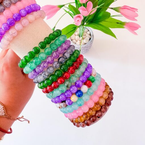 41077 - Pulsera piedras vidrio - Imagen 2