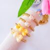 41079 - Pulsera armada balin con acrilico conejo