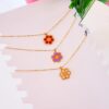 21058 - Collar armado con dije miyuki flor