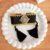 41076 - Pulsera Negra Tela san benito