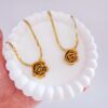 21069 - Collar armado flor acero