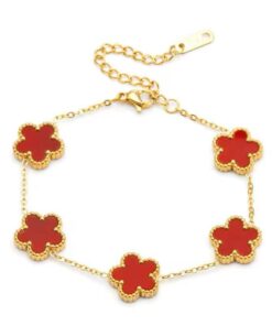 41049 - Pulsera Rojo Acero Van cleef