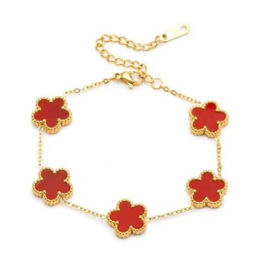 41049 - Pulsera Rojo Acero Van cleef