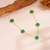 21047-2 Collar Verde Armado Van cleef