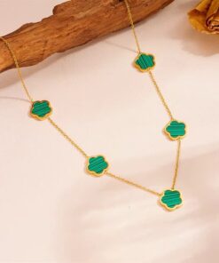 21047-2 Collar Verde Armado Van cleef